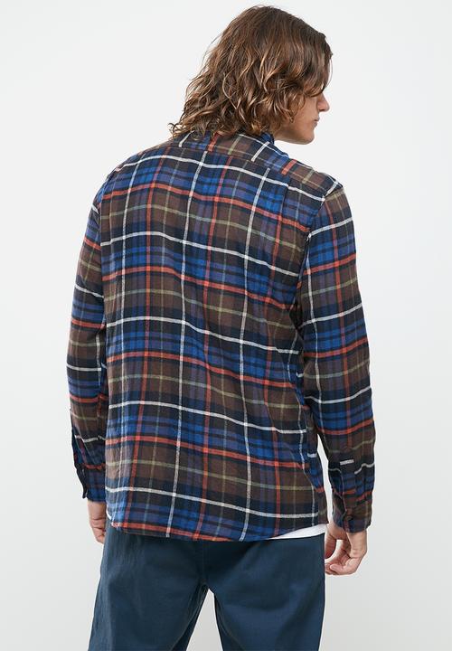 Vissla  - Central coast long sleeve flannel - java