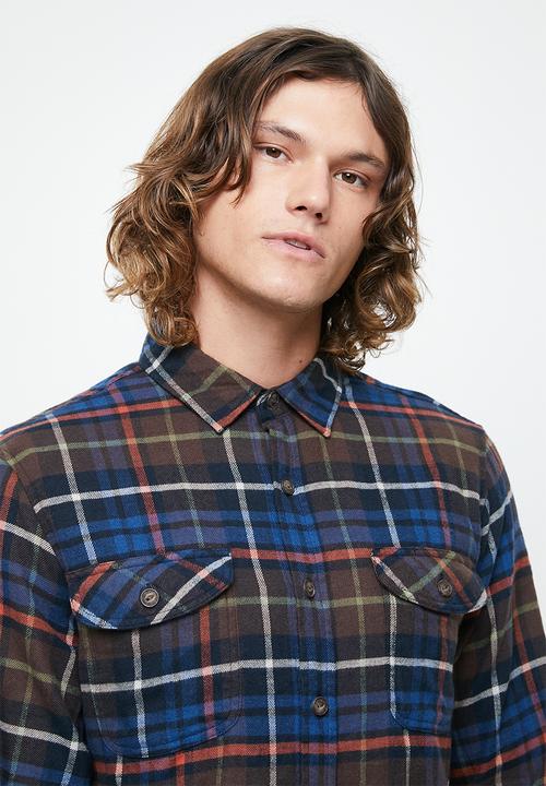 Vissla  - Central coast long sleeve flannel - java