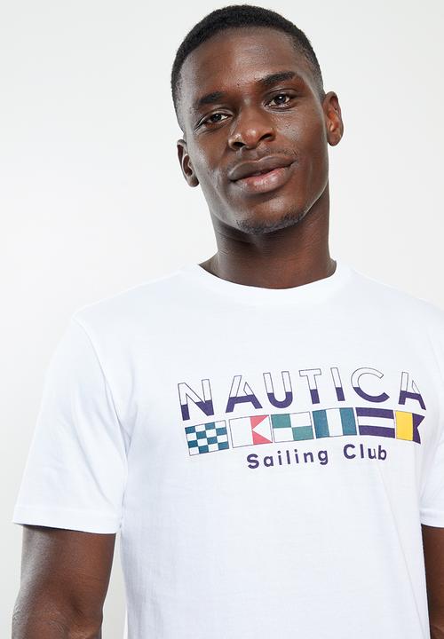 Nautica - Nautica block out flag - white