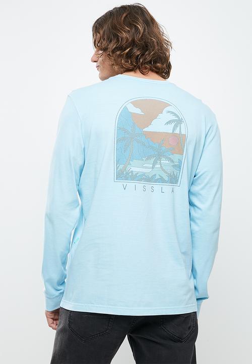 Vissla  - Bluffs long sleeve pkt tee - ice blue