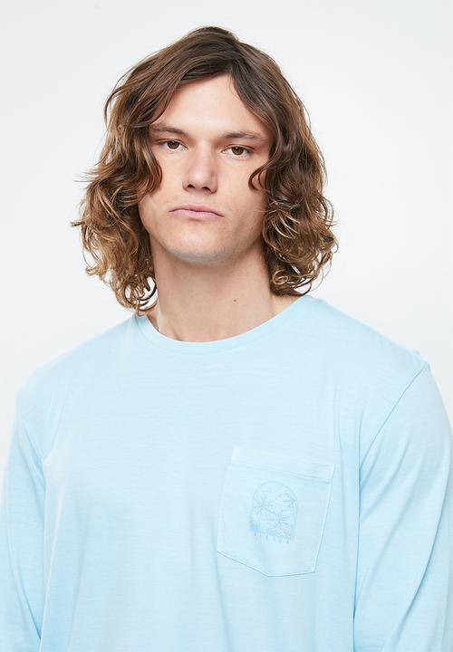 Vissla  - Bluffs long sleeve pkt tee - ice blue