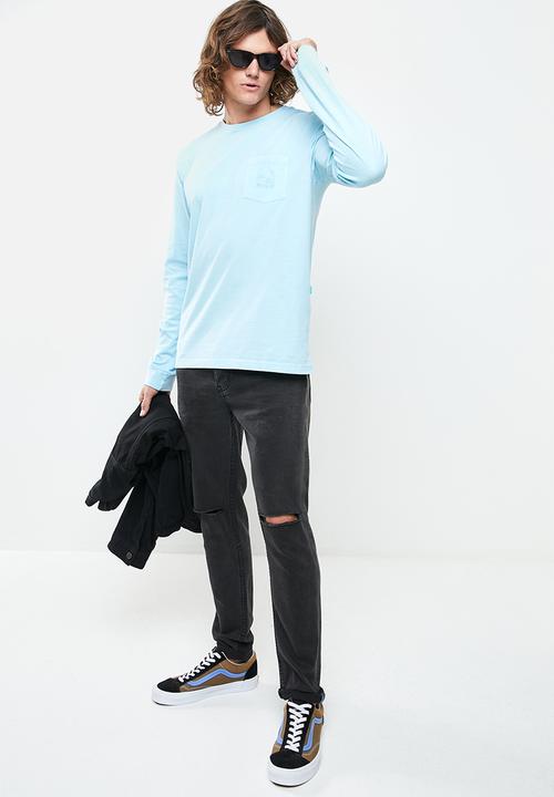 Vissla  - Bluffs long sleeve pkt tee - ice blue