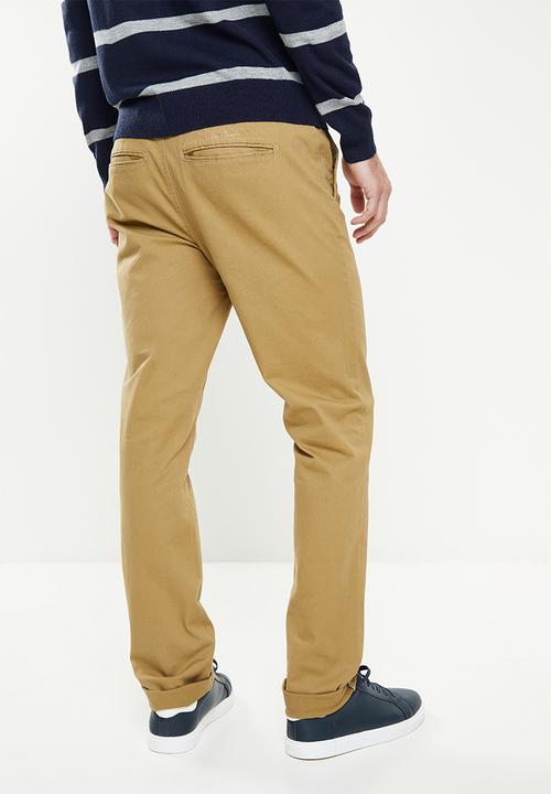 Pierre Cardin - Pc stretch chino pant  - Khaki