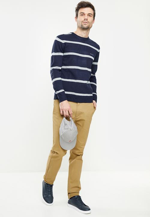 Pierre Cardin - Pc stretch chino pant  - Khaki