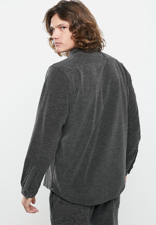 Vissla  - Eco-zy long sleeve polar flannel - graphite