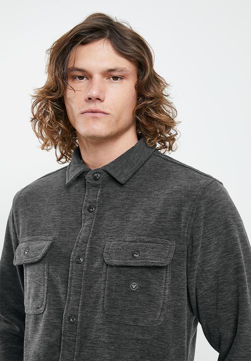 Vissla  - Eco-zy long sleeve polar flannel - graphite