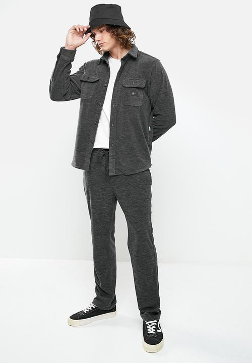 Vissla  - Eco-zy long sleeve polar flannel - graphite