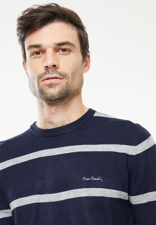 Pierre Cardin - Pc Ralph Striped Knitwear - Navy