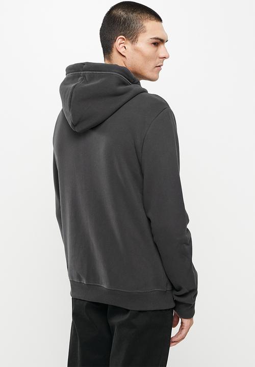 Superdry. - Vintage logo emb ziphood bb no - vintage wash black