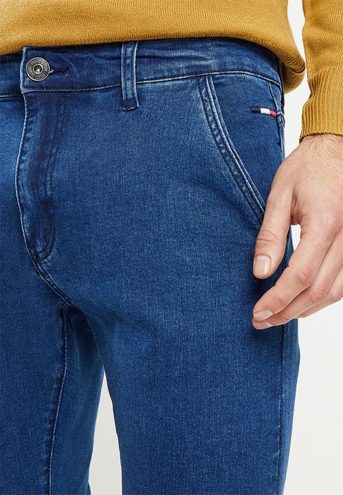 Pierre Cardin - Pc Ray Straight Leg Jean  - Blue