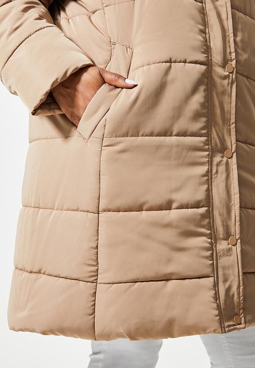 Superbalist - Puffer coat - mocha