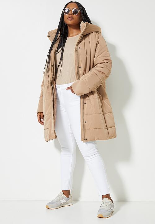 Superbalist - Puffer coat - mocha