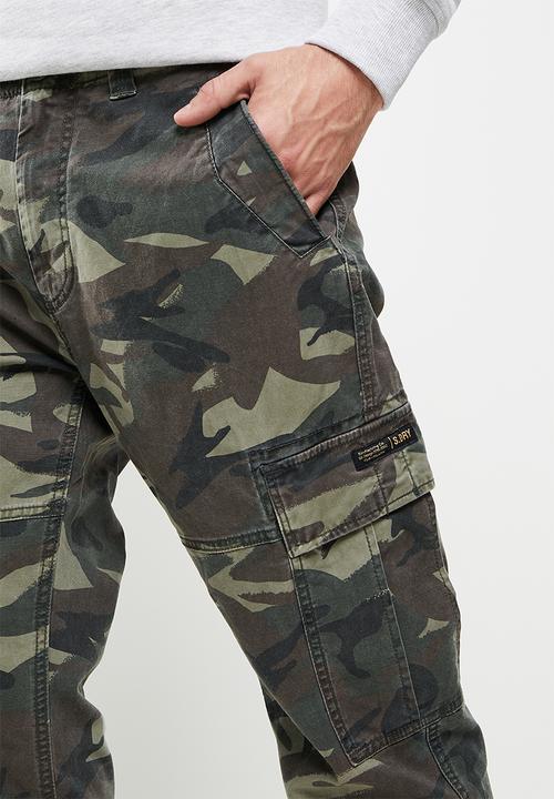 Superdry. - Core cargo pant - camo 