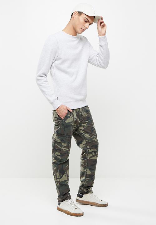 Superdry. - Core cargo pant - camo 