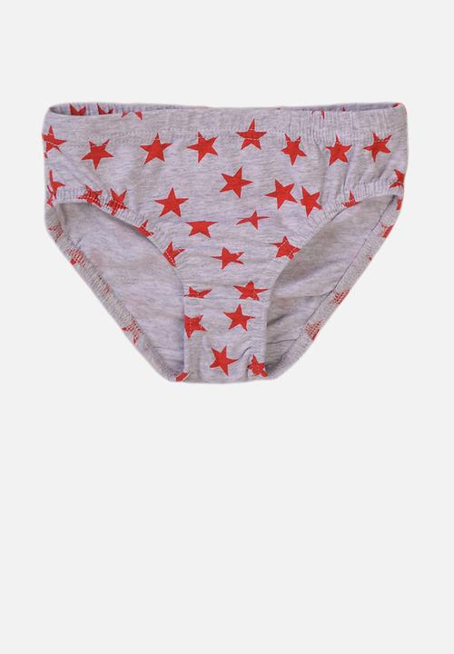MINOTI - 5 Pack space aop/stripe underpants - multi