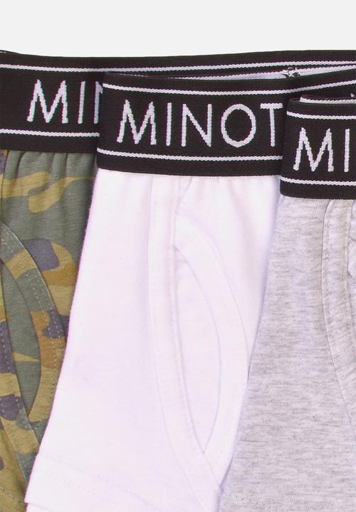 MINOTI - Teen boys 3 pack camo solid/aop boxers - multi