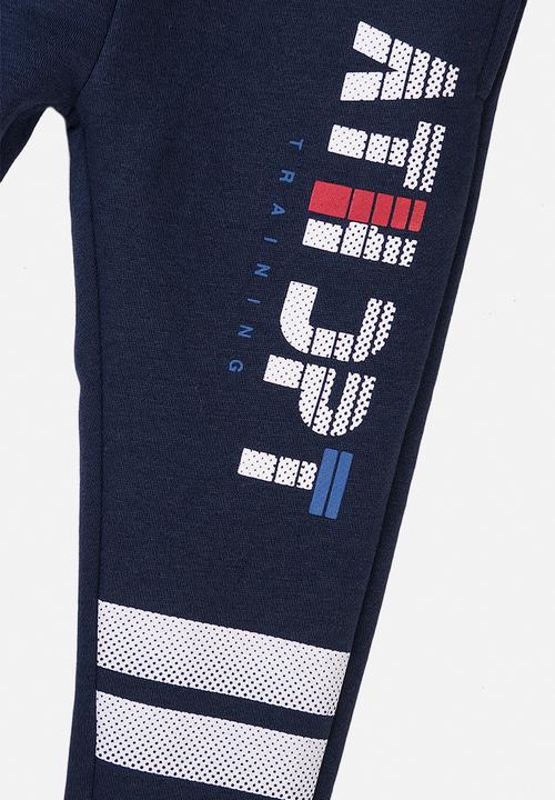 MINOTI - Basic fleece jogpant - navy 