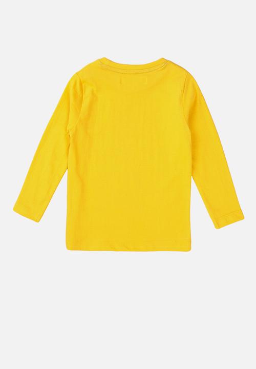 MINOTI - Basic skate park graphic crew tee - yellow
