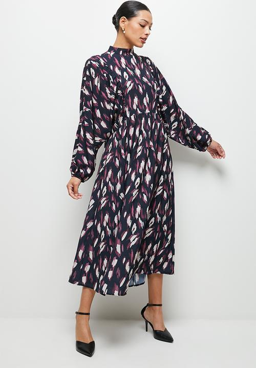 MILLA - Statement sleeve printed maxi dress - multi 