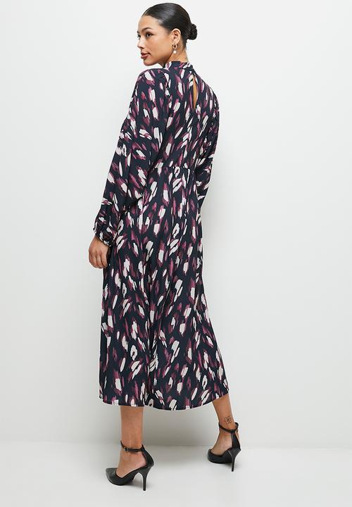 MILLA - Statement sleeve printed maxi dress - multi 
