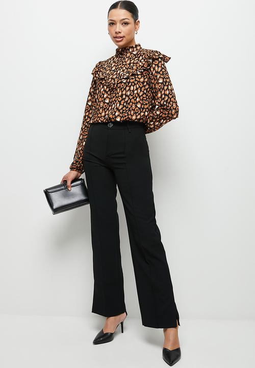 MILLA - Printed ruffle detail blouse - multi 