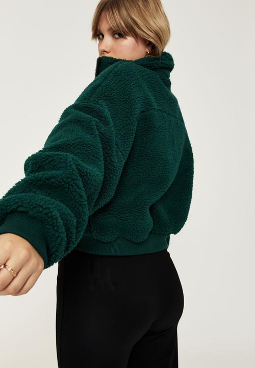 Supré  - Jolie teddy jacket - bottle green