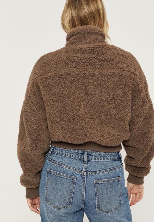 Supré  - Jolie teddy jacket - mink brown