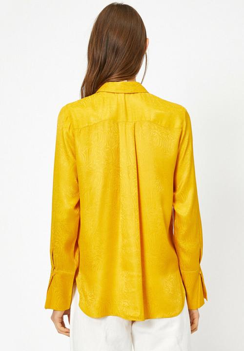 Koton - Classic neck shirt - yellow