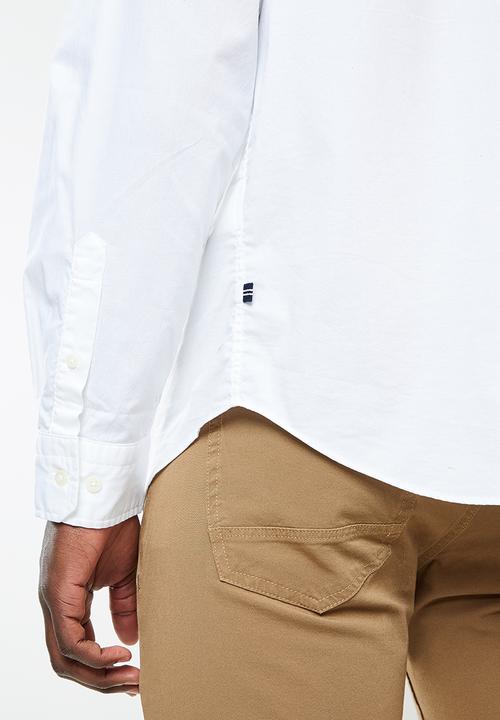 Nautica - Classic anchor woven shirt - bright white