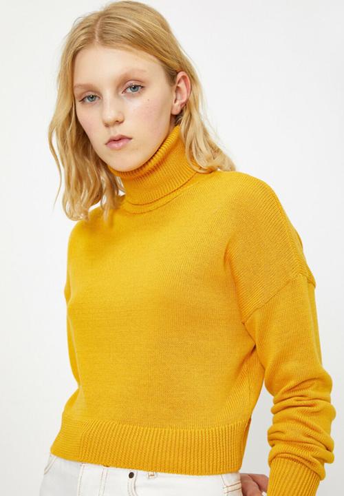 Koton - Turtle neck jumper - yellow