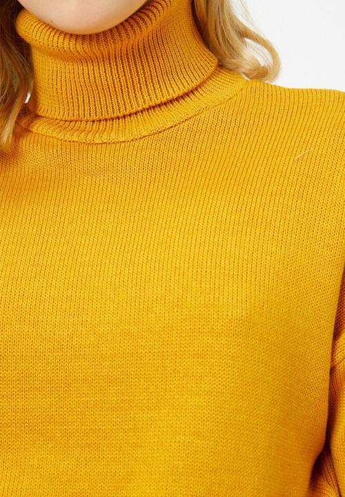 Koton - Turtle neck jumper - yellow
