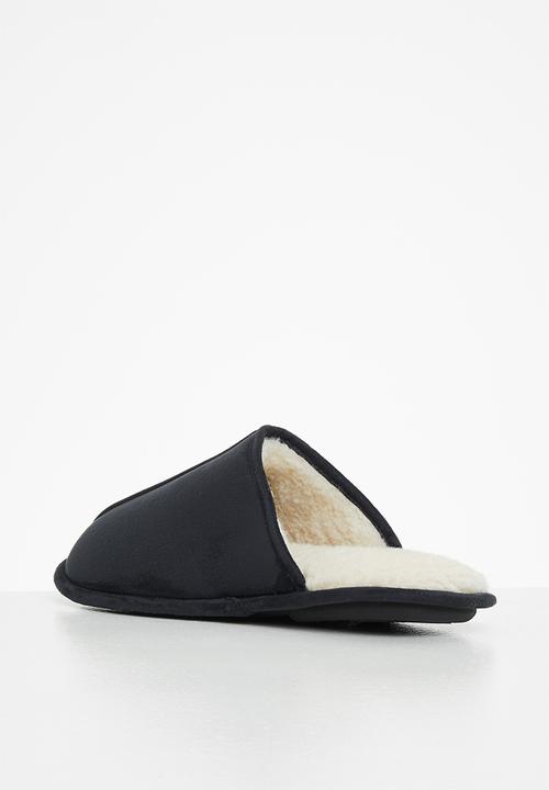 Hush Puppies - Martin microfibre slipper - navy