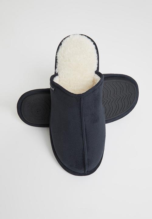Hush Puppies - Martin microfibre slipper - navy
