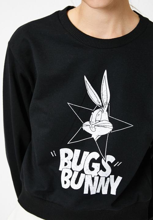 Koton - Bugs bunny sweatshirt - black