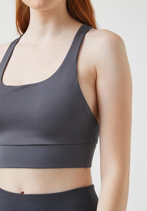 Koton - Back detailed sport bra - anthracite