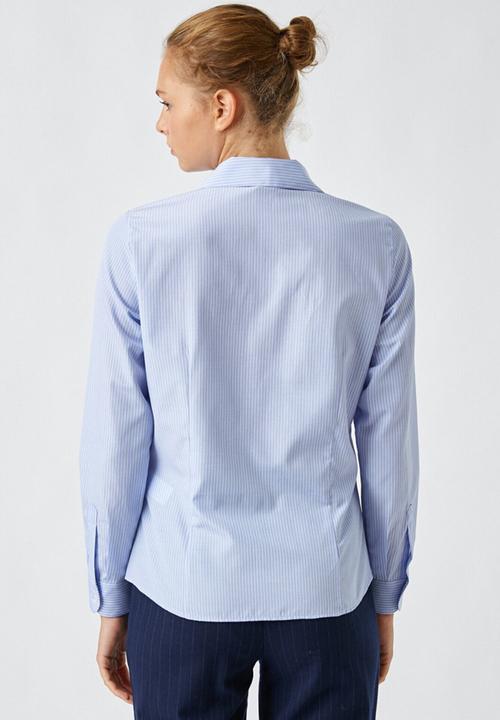 Koton - Slim fit shirt - blue stripes
