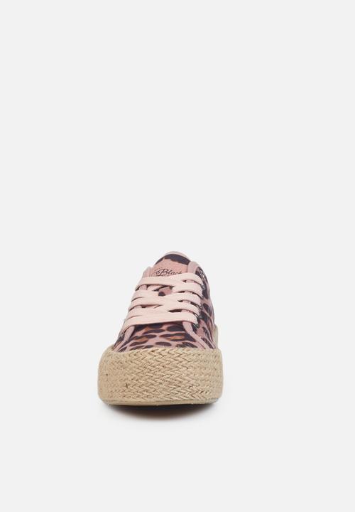 Miss Black - Quebec3 espadrille flatform sneaker - pink