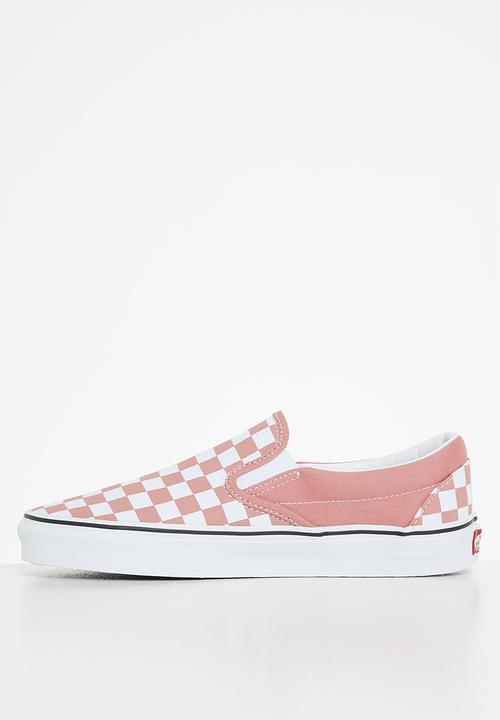 Vans - Ua classic slip-on - (checkerboard) rosette & true white