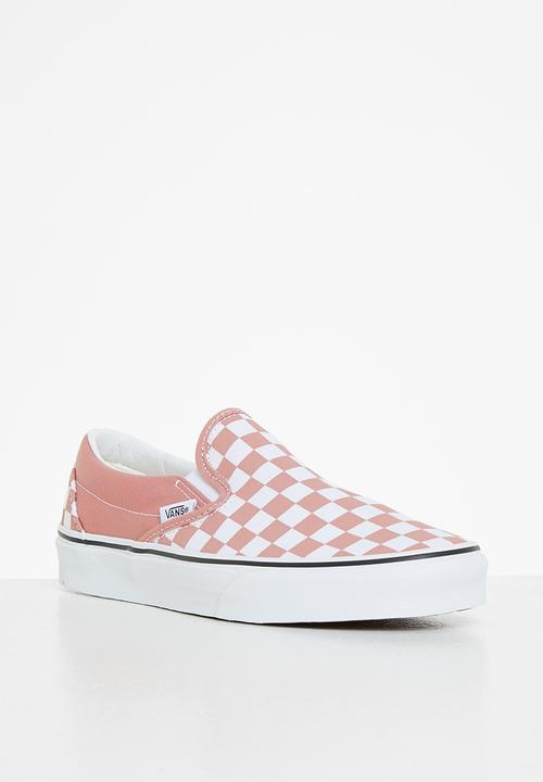 Vans - Ua classic slip-on - (checkerboard) rosette & true white