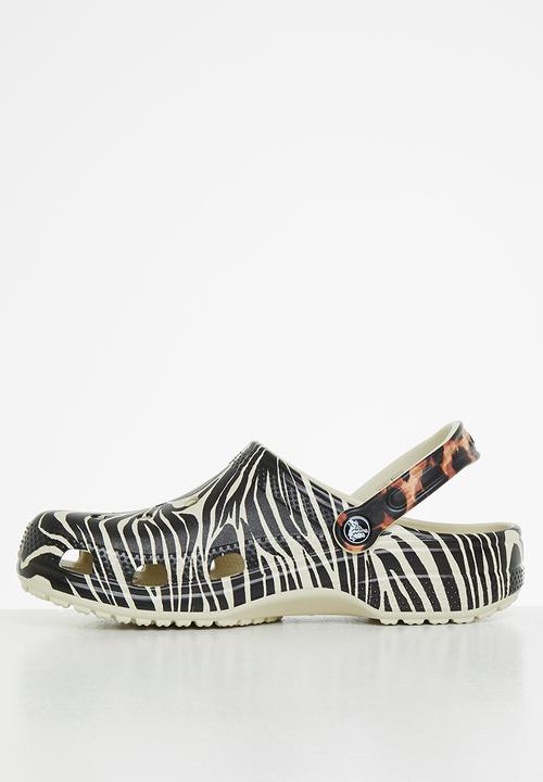 Crocs - Classic animal remix clog - bone / multi animal