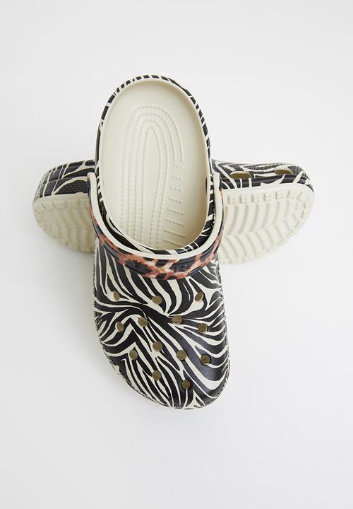Crocs - Classic animal remix clog - bone / multi animal
