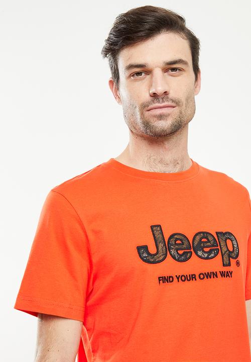 JEEP - Core logo tee - orange
