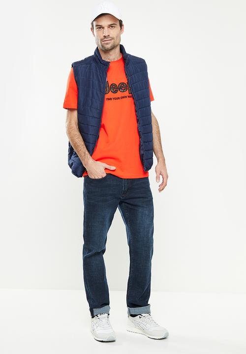 JEEP - Core logo tee - orange