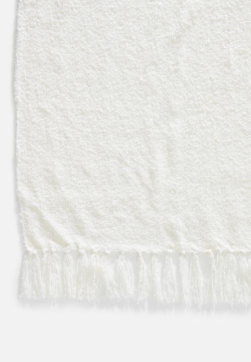 Sixth Floor - Acrylic boucle throw - cream