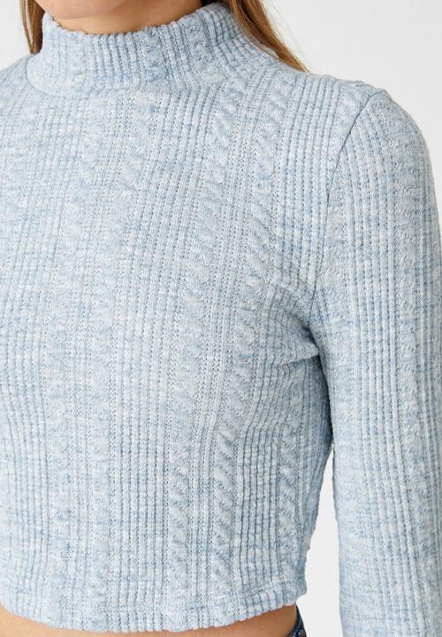 Koton - Turtleneck long sleeve sweater - blue