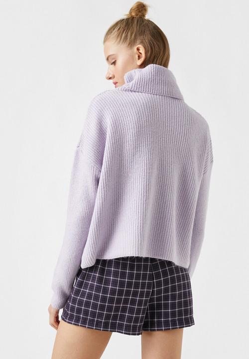 Koton - High rise sweater - lilac