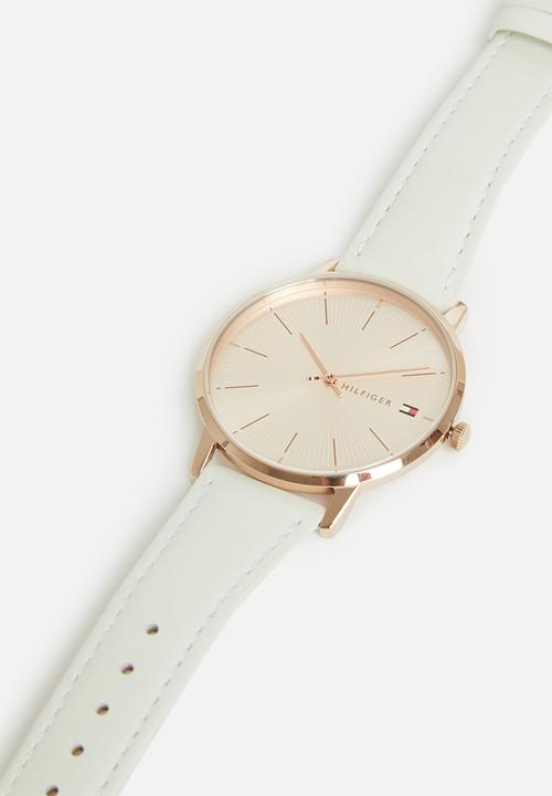 Tommy Hilfiger - Alex ss 41mm case - white & rose gold 