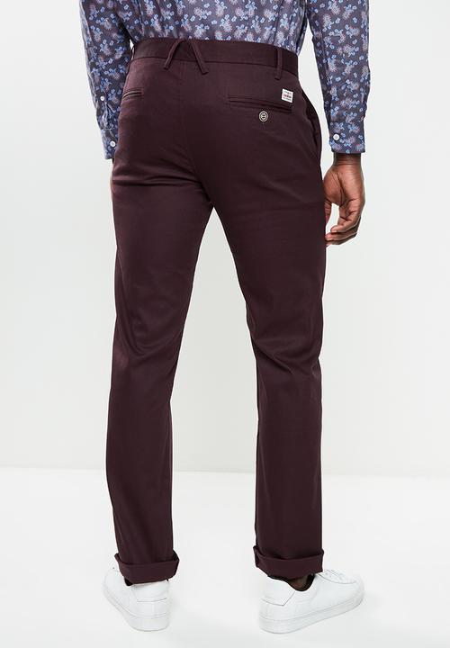 Ben Sherman - Ben chino - burgundy