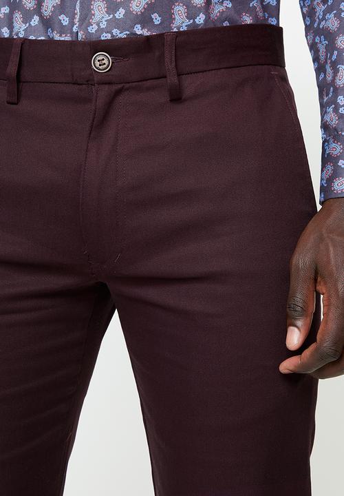 Ben Sherman - Ben chino - burgundy