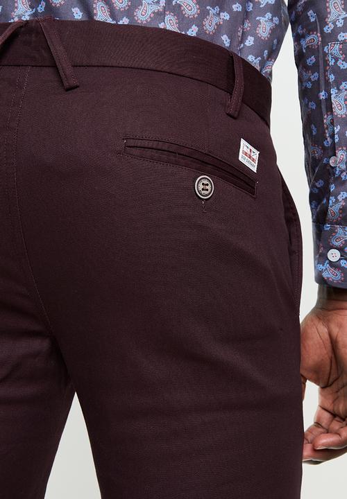 Ben Sherman - Ben chino - burgundy